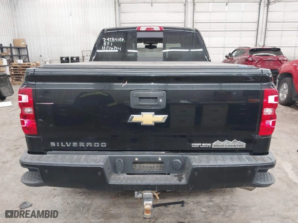 2015 Chevrolet Silverado 1500 High Country with VIN 3GCUKTEJXFG290752, listed as a IAAI auction lot 41412988 with 160,000 mi miles. Bid and sale history available at carsss.com. Image 17.