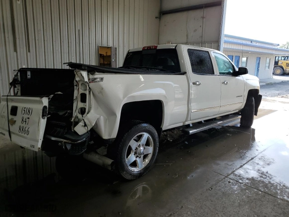 2015 Chevrolet Silverado 2500HD Built After Aug 14 LTZ with VIN 1GC1KWE80FF187987, listed as a Copart auction lot 65638444 with NaN miles and Salvage Title. Bid and sale history available at carsss.com. Image 3.