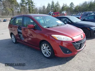 2012 Mazda 5 Grand Touring with VIN JM1CW2DL3C0144402, listed as a IAAI auction lot 41923524 with 150,584 mi miles and . Bid and sale history available at DreamBid. Image 1.