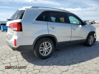 2014 Kia Sorento LX with VIN 5XYKT4A65EG493895, listed as a Copart auction lot 50365215 with 161,023 mi miles and Salvage Title. Bid and sale history available at DreamBid. Image 3.