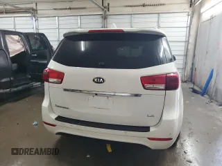 2017 Kia Sedona LX with VIN KNDMB5C16H6247061, listed as a Copart auction lot 86694334 with 219,427 mi miles and Salvage Title. Bid and sale history available at carsss.com. Image 6.