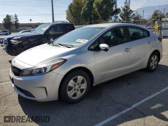 2018 Kia Forte LX with VIN 3KPFK4A73JE209040, listed as a Copart auction lot 55321045 with 180,587 mi miles and Clean Title. Bid and sale history available at carsss.com. Image 1.