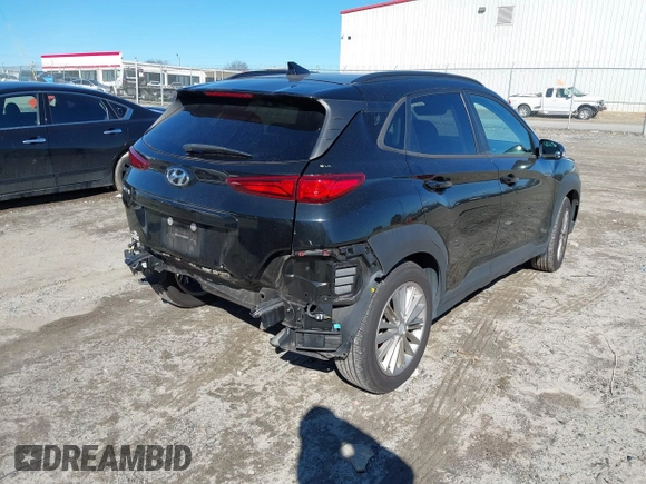 2020 Hyundai Kona SEL Plus with VIN KM8K62AA1LU550570, listed as a IAAI auction lot 41381405 with 59,510 mi miles. Bid and sale history available at carsss.com. Image 4.