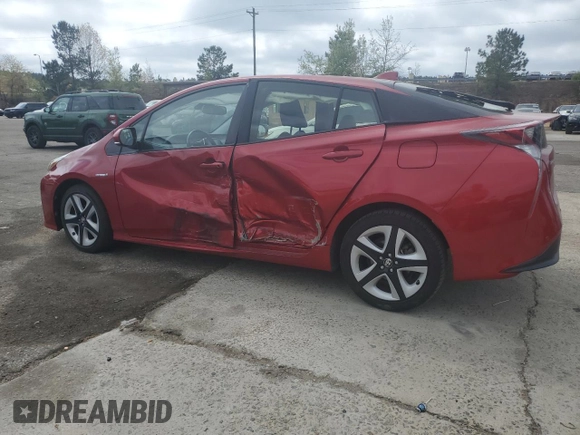 2018 Toyota Prius Two with VIN JTDKARFU8J3547618, listed as a Copart auction lot 51814395 with 114,489 mi miles and Salvage Title. Bid and sale history available at DreamBid. Image 2.
