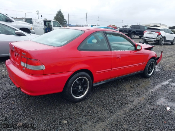 2000 Honda Civic EX with VIN 1HGEJ8145YL086243, listed as a IAAI auction lot 41556343 with 132,603 mi miles. Bid and sale history available at carsss.com. Image 4.