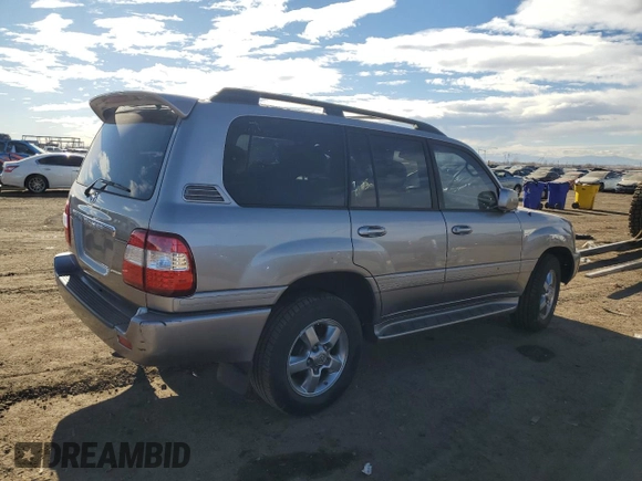 2007 Toyota Land Cruiser with VIN JTEHT05J772115426, listed as a Copart auction lot 81247954 with 0 mi miles and Salvage Title. Bid and sale history available at carsss.com. Image 3.