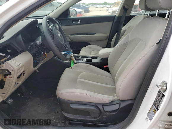 2018 Kia Optima LX with VIN 5XXGT4L34JG252045, listed as a Copart auction lot 50802485 with 65,769 mi miles and Salvage Title. Bid and sale history available at DreamBid. Image 7.