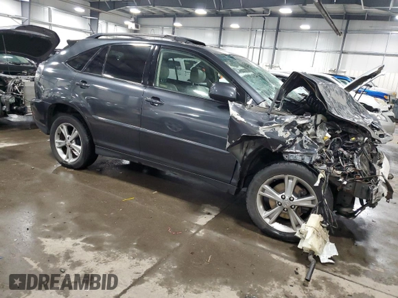 2006 Lexus RX 400h with VIN JTJHW31U160023748, listed as a Copart auction lot 85692744 with Not Provided miles and Salvage Title. Bid and sale history available at DreamBid. Image 4.