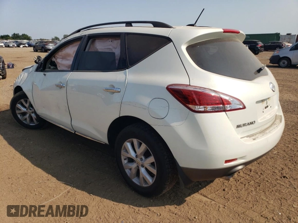 2011 Nissan Murano SL with VIN JN8AZ1MW6BW175548, listed as a Copart auction lot 64271424 with 0 mi miles and Salvage Title. Bid and sale history available at carsss.com. Image 2.