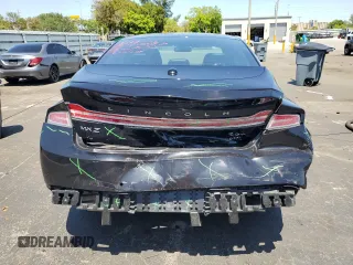 2019 Lincoln MKZ Standard with VIN 3LN6L5A9XKR622194, listed as a Copart auction lot 57318355 with 66,335 mi miles and Non repairable. Bid and sale history available at DreamBid. Image 6.