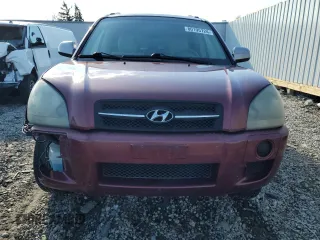 2007 Hyundai Tucson GLS with VIN KM8JM12B57U496876, listed as a Copart auction lot 80195724 with 203,057 mi miles and Clean Title. Bid and sale history available at carsss.com. Image 5.