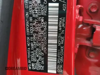 2014 Toyota Yaris L with VIN JTDKTUD34ED578405, listed as a Copart auction lot 51977115 with 92,721 mi miles and Salvage Title. Bid and sale history available at carsss.com. Image 12.