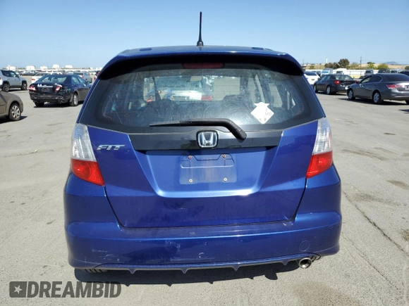 2009 Honda Fit Sport w/Navi with VIN JHMGE88639S037082, listed as a Copart auction lot 53303755 with 213,931 mi miles and Salvage Title. Bid and sale history available at carsss.com. Image 6.