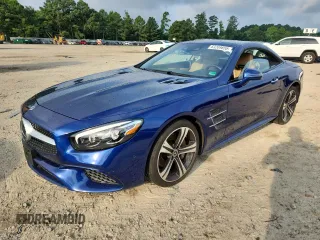2018 Mercedes-Benz SL 450 with VIN WDDJK6GA9JF053400, listed as a Copart auction lot 63209855 with 38,089 mi miles and Salvage title. Bid and sale history available at DreamBid. Image 1.