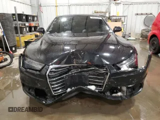 2017 Audi A7 Premium Plus with VIN WAUW2AFCXHN001258, listed as a Copart auction lot 38078894 with 70,642 mi miles. Bid and sale history available at carsss.com. Image 5.