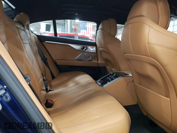 2024 BMW 8 Series M850i with VIN WBAGV8C07RCR46776, listed as a Copart auction lot 80021814 with 3,772 mi miles and Salvage Title. Bid and sale history available at carsss.com. Image 10.