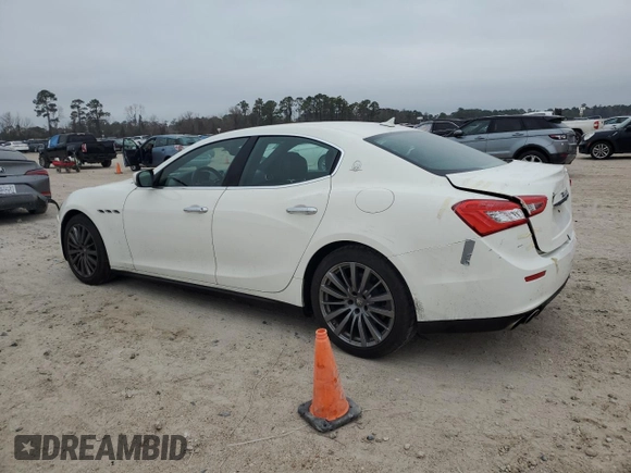 2017 Maserati Ghibli с VIN ZAM57XSA2H1197903, выставлен на аукционе Copart как лот 44904645 с пробегом 57 431 миль миль и Чистый • Clean title. История ставок и продаж доступна на DreamBid. Изображение 2.