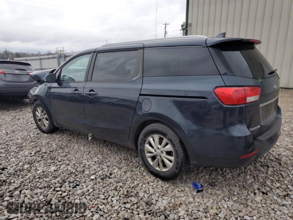 2017 Kia Sedona LX with VIN KNDMB5C13H6250709, listed as a Copart auction lot 87812505 with 0 mi miles and Salvage Title. Bid and sale history available at carsss.com. Image 2.