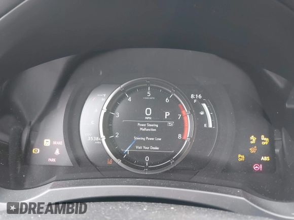 2022 Lexus IS 350 F Sport with VIN JTHGZ1B25N5049860, listed as a IAAI auction lot 42174458 with 35,384 mi miles and . Bid and sale history available at DreamBid. Image 7.