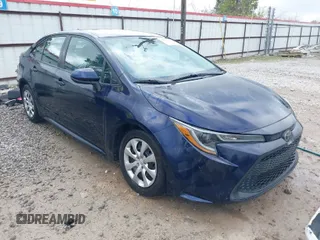 2021 Toyota Corolla LE with VIN 5YFEPMAE2MP168799, listed as a IAAI auction lot 41895490 with 108,693 mi miles. Bid and sale history available at carsss.com. Image 1.