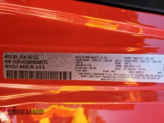 2024 Jeep Wrangler Sahara z VIN 1C4PJXEG6RW266773, wystawiony jako Copart lot #53257415 z przebiegiem 9 655 mil mil oraz Szkoda całkowita • Salvage title. Historia ofert i sprzedaży dostępna na DreamBid. Obrazek 13.