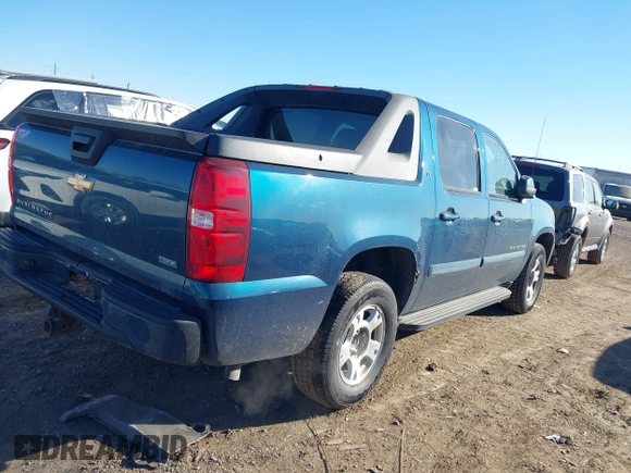 2007 Chevrolet Avalanche LTZ with VIN 3GNFK12377G146233, listed as a IAAI auction lot 41198383 with 242,300 mi miles and . Bid and sale history available at DreamBid. Image 4.