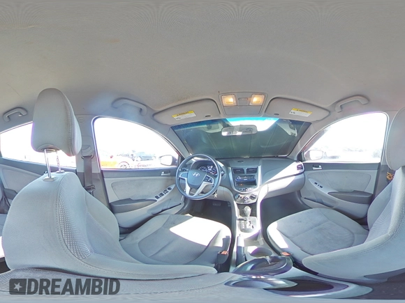 2014 Hyundai Accent GS with VIN KMHCT5AE8EU189813, listed as a Copart auction lot 60126745 with 120,663 mi miles and Salvage title. Bid and sale history available at DreamBid. Image 14.