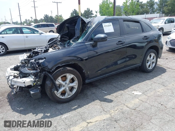 2023 Honda HR-V LX with VIN 3CZRZ1H32PM742306, listed as a IAAI auction lot 42162835 with Not provided miles and . Bid and sale history available at DreamBid. Image 2.