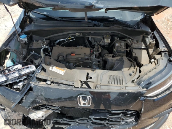 2023 Honda HR-V LX with VIN 3CZRZ2H38PM702334, listed as a Copart auction lot 60760625 with 53,149 mi miles and Salvage title. Bid and sale history available at DreamBid. Image 12.