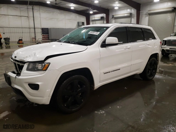 2015 Jeep Grand Cherokee Altitude with VIN 1C4RJFAG7FC747220, listed as a Copart auction lot 44458115 with 108,463 mi miles and Salvage Title. Bid and sale history available at carsss.com. Image 1.