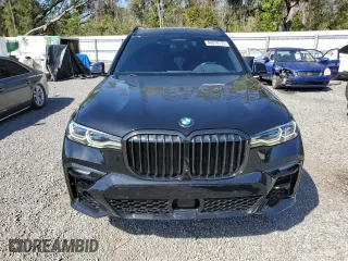 2021 BMW X7 M50i with VIN 5UXCX6C06M9G14044, listed as a Copart auction lot 46078775 with 49,938 mi miles and Salvage Title. Bid and sale history available at carsss.com. Image 5.