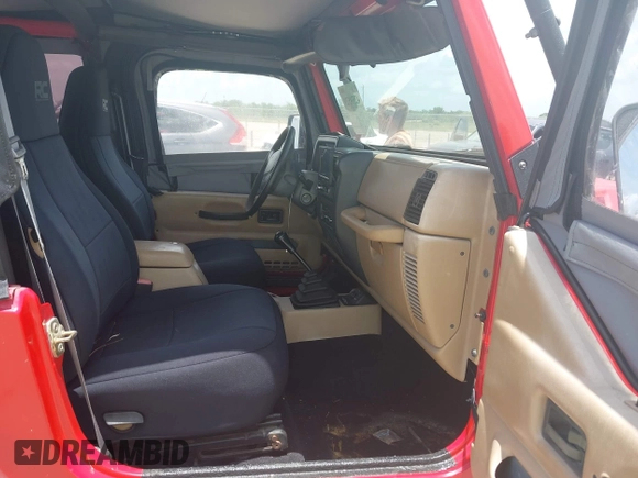 1999 Jeep Wrangler SE with VIN 1J4FY29P8XP464616, listed as a IAAI auction lot 42538529 with 126,497 mi miles and . Bid and sale history available at DreamBid. Image 5.