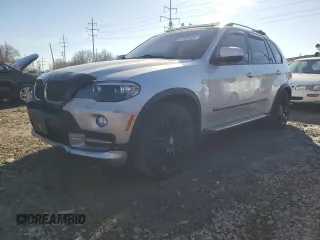 2007 BMW X5 3.0si with VIN 5UXFE43507LY83356, listed as a Copart auction lot 47405495 with 0 mi miles and Salvage Title. Bid and sale history available at carsss.com. Image 1.