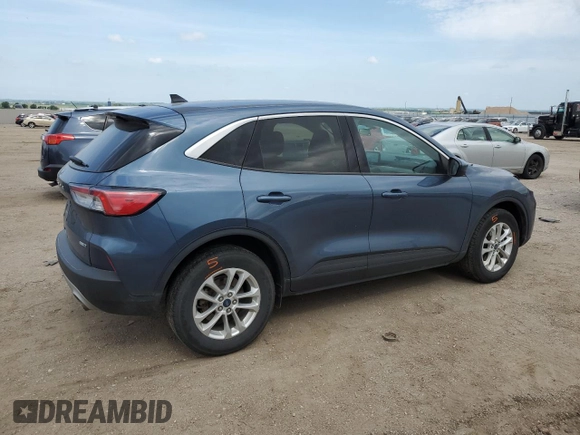 2020 Ford Escape SE with VIN 1FMCU9G64LUC21318, listed as a Copart auction lot 60550845 with 75,154 mi miles and Salvage title. Bid and sale history available at DreamBid. Image 3.