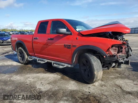 2021 Ram 1500 Classic Warlock with VIN 1C6RR7GTXMS554699, listed as a Copart auction lot 47880235 with 67,193 mi miles and Salvage Title. Bid and sale history available at carsss.com. Image 4.