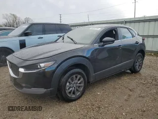 2024 Mazda CX-30 S with VIN 3MVDMBAM0RM626210, listed as a Copart auction lot 80548794 with 7,054 mi miles and Salvage Title. Bid and sale history available at carsss.com. Image 1.