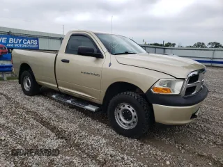 2011 Ram 1500 ST with VIN 3D7JV1EP7BG540693, listed as a Copart auction lot 72551334 with 131,212 mi miles and Salvage Title. Bid and sale history available at carsss.com. Image 4.