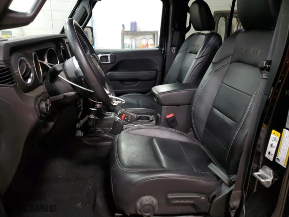 2018 Jeep Wrangler Unlimited Sahara with VIN 1C4HJXEN0JW248194, listed as a Copart auction lot 49069605 with 29,067 mi miles and Salvage Title. Bid and sale history available at carsss.com. Image 7.