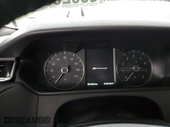 2020 Land Rover Range Rover Velar R-Dynamic S with VIN SALYK2EX5LA288250, listed as a Copart auction lot 53920065 with 91,432 mi miles and Salvage title. Bid and sale history available at DreamBid. Image 9.