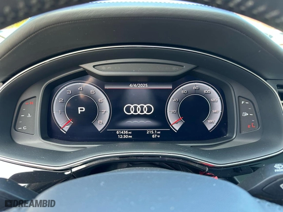2019 Audi Q8 Prestige with VIN WA1FVBF18KD015892, listed as a Copart auction lot 52225795 with 61,436 mi miles and Clean Title. Bid and sale history available at carsss.com. Image 6.
