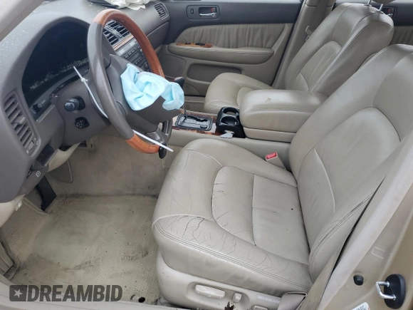 2000 Lexus LS 400 z VIN JT8BH28F5Y0167311, wystawiony jako Copart lot #85577644 z przebiegiem 194 390 mil mil oraz Szkoda całkowita • Salvage title. Historia ofert i sprzedaży dostępna na DreamBid. Obrazek 7.