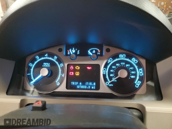 2010 Mercury Mariner Premier with VIN 4M2CN9HGXAKJ04578, listed as a Copart auction lot 63043405 with 107,803 mi miles and Salvage title. Bid and sale history available at DreamBid. Image 9.