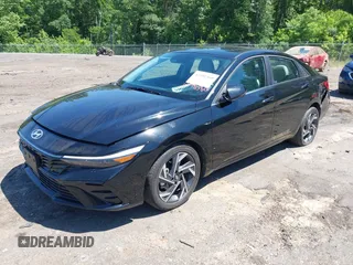 2024 Hyundai Elantra Limited with VIN KMHLP4DG1RU795908, listed as a IAAI auction lot 42191560 with 21,825 mi miles and . Bid and sale history available at DreamBid. Image 2.