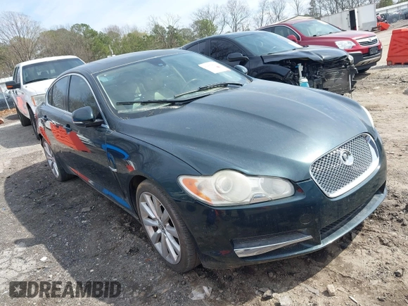 2010 Jaguar XF Premium Luxury with VIN SAJWA0GB4ALR57747, listed as a IAAI auction lot 41807833 with 1 mi miles. Bid and sale history available at carsss.com. Image 1.
