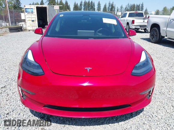 2021 Tesla Model 3 Long Range with VIN 5YJ3E1EB6MF054361, listed as a IAAI auction lot 42105247 with 58,986 mi miles and . Bid and sale history available at carsss.com. Image 12.
