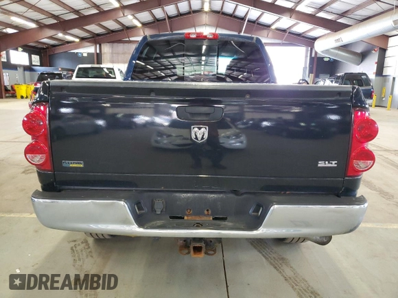 2007 Dodge 2500 Laramie with VIN 1D7KS28A57J606920, listed as a Copart auction lot 51732225 with 229,601 mi miles and Clean title. Bid and sale history available at DreamBid. Image 6.