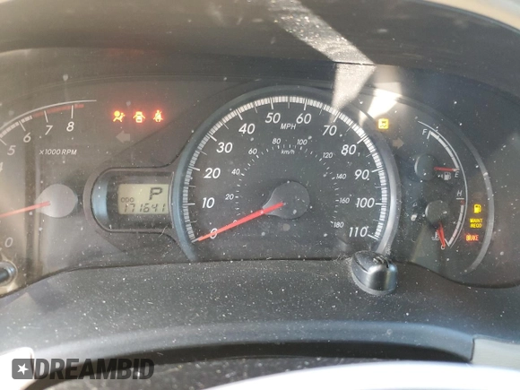 2012 Toyota Sienna with VIN 5TDZK3DC7CS177475, listed as a Copart auction lot 42987655 with 171,641 mi miles and Salvage Title. Bid and sale history available at carsss.com. Image 9.