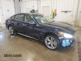 2016 Infiniti Q70 with VIN JN1BY1PR1GM720733, listed as a Copart auction lot 44587575 with 81,254 mi miles and Non repairable. Bid and sale history available at DreamBid. Image 4.