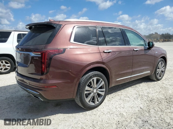2022 Cadillac XT6 Premium Luxury with VIN 1GYKPDRS1NZ153516, listed as a Copart auction lot 75096064 with 12,604 mi miles and Non Repairable. Bid and sale history available at carsss.com. Image 3.