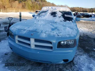 2007 Dodge Charger with VIN 2B3KA43R37H850235, listed as a Copart auction lot 87873745 with 129,820 mi miles and Salvage Title. Bid and sale history available at DreamBid. Image 5.